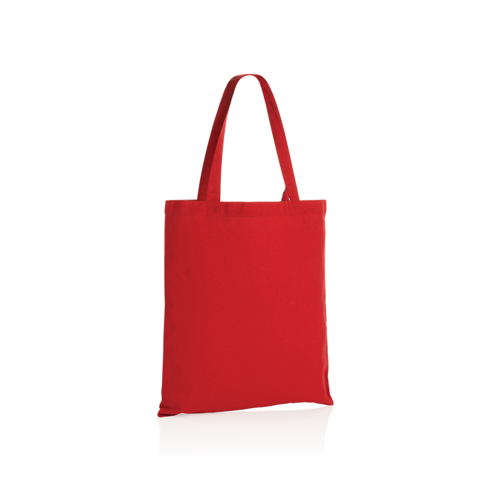 Impact AWARE™ gerecycled katoenen draagtas 145gsm - rood (± PMS 186)