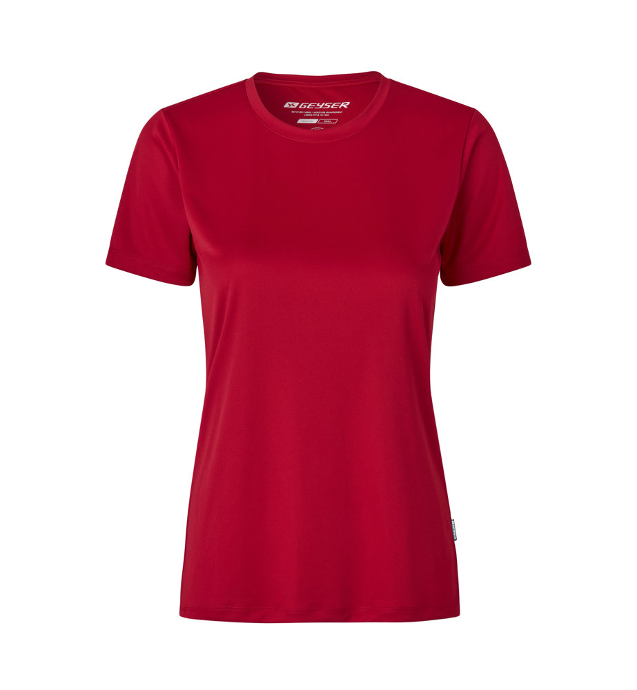 GEYSER T-shirt | essential | dames - Rood (C-330)