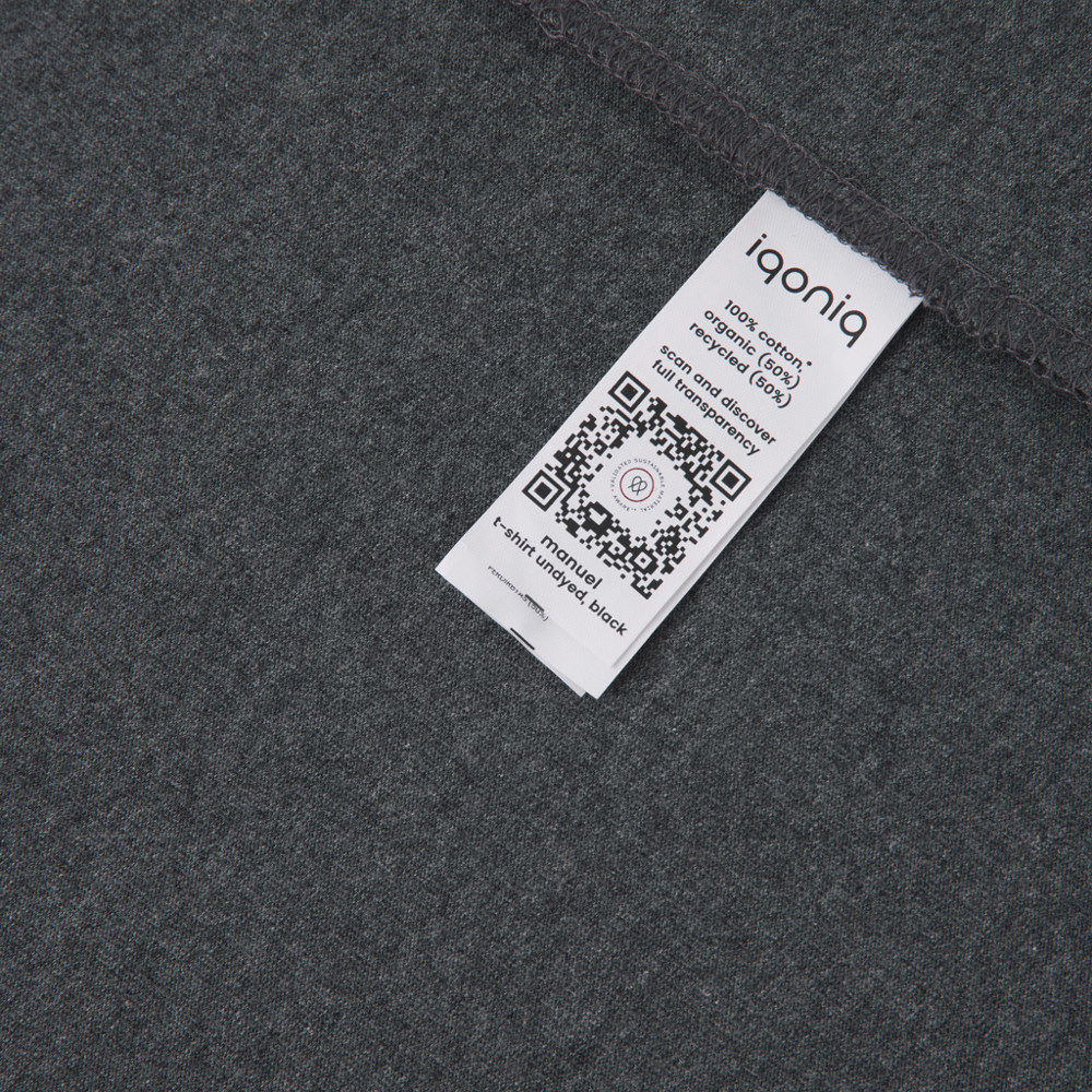IQONIQ Manuel gerecycled katoen t-shirt ongeverfd