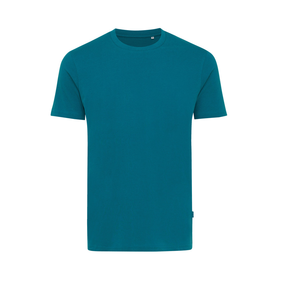IQONIQ Bryce gerecycled katoen t-shirt - verdigris (± PMS 18-4834TCX)