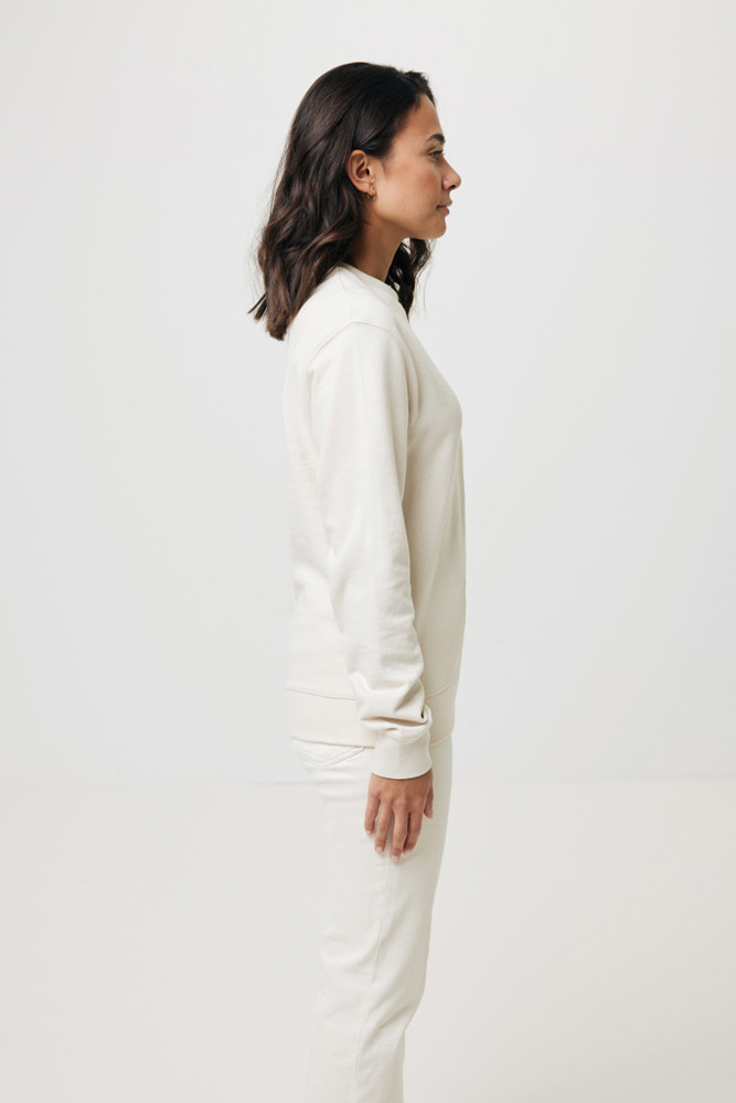 IQONIQ Denali gerecycled katoen sweater ongeverfd