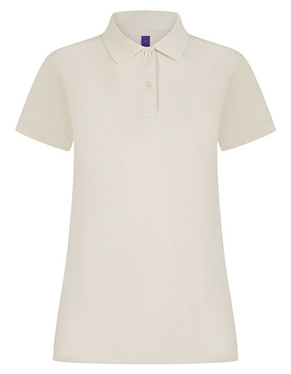Henbury - Ladies´ Coolplus® Wicking Polo Shirt - Natural