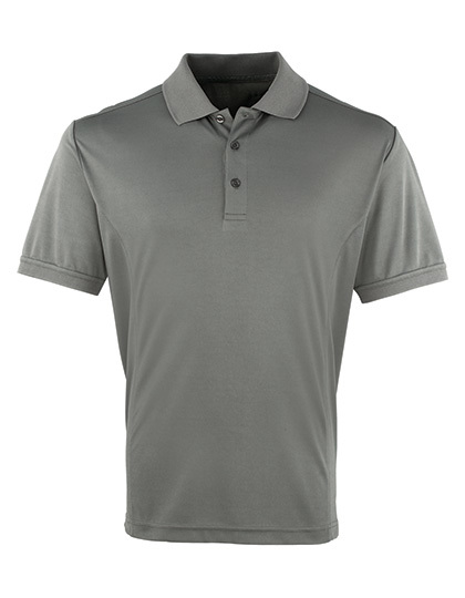 Premier Workwear - Men´s Coolchecker® Piqué Polo - Dark Grey (ca. Pantone 431C)