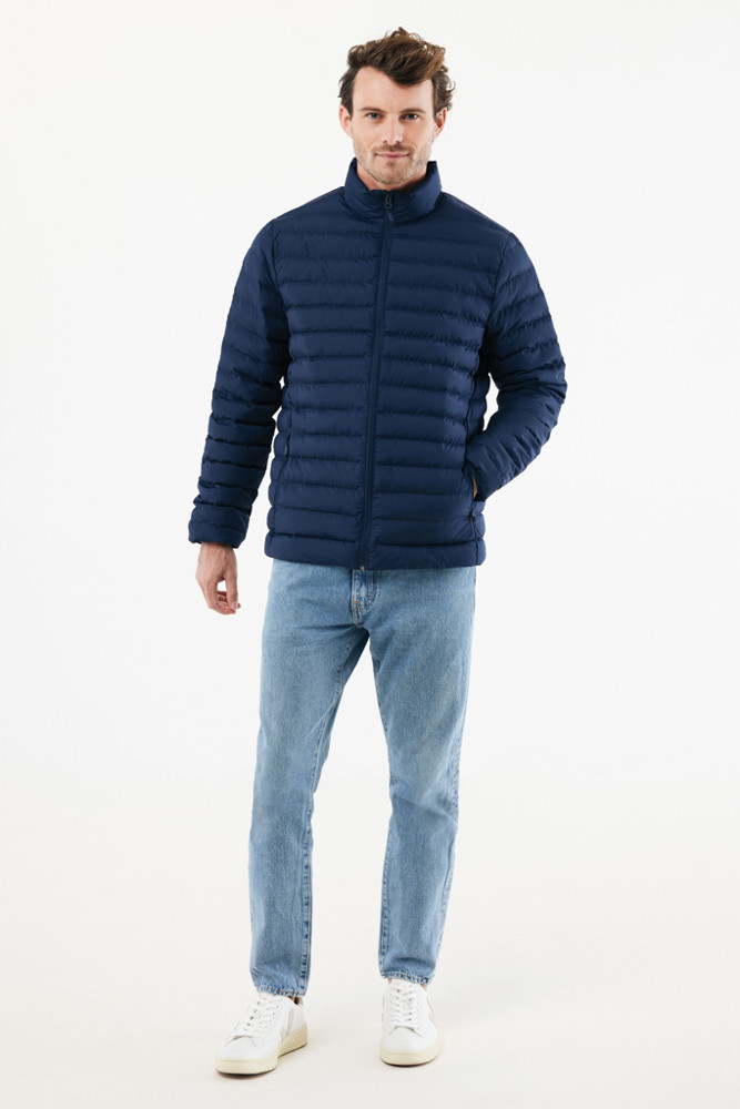 IQONIQ Maiko heren gerecycled polyester jas met voering