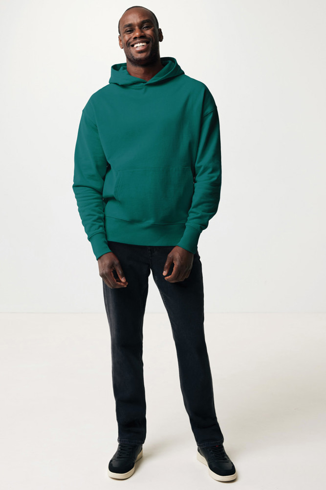 IQONIQ Yoho gerecycled katoen relaxed hoodie