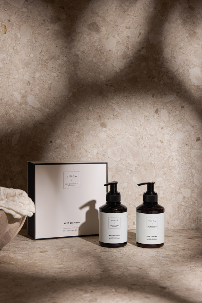 VINGA x TGL giftset voor handverzorging