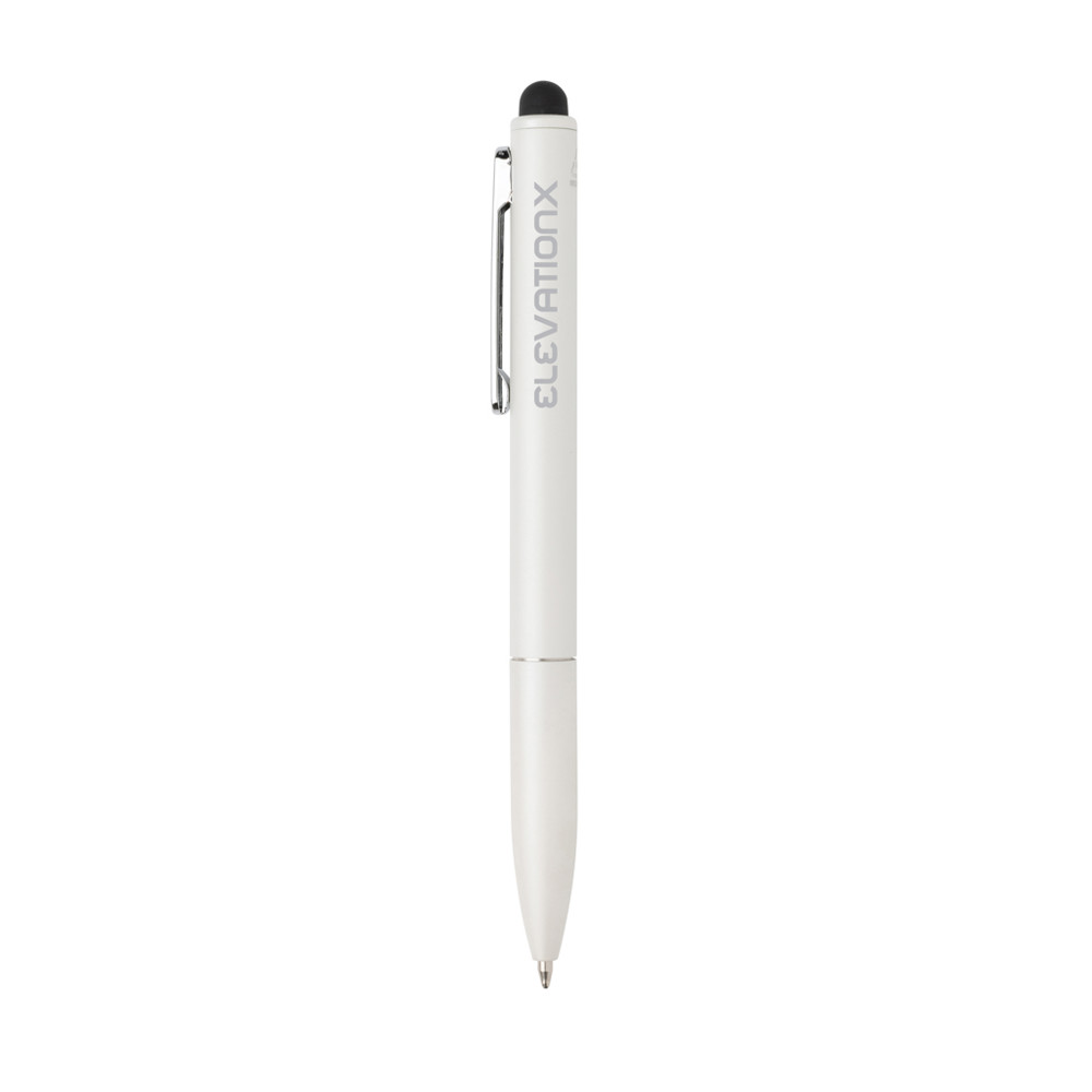 Kymi RCS-gecertificeerde gerecycled aluminium pen met stylus