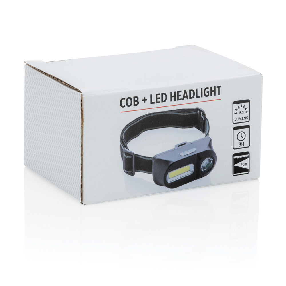 COB en LED hoofdlamp
