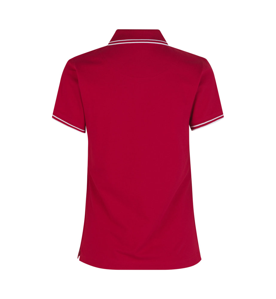 Contrast poloshirt | stretch | dames