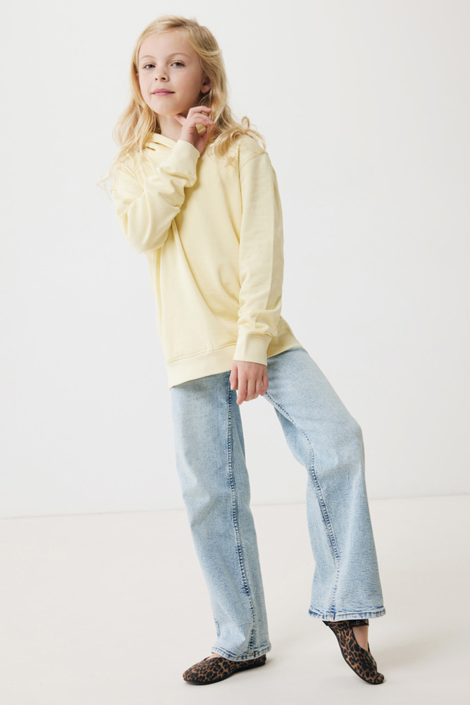 IQONIQ Yengo kids recycled katoen hoodie met steekzakken