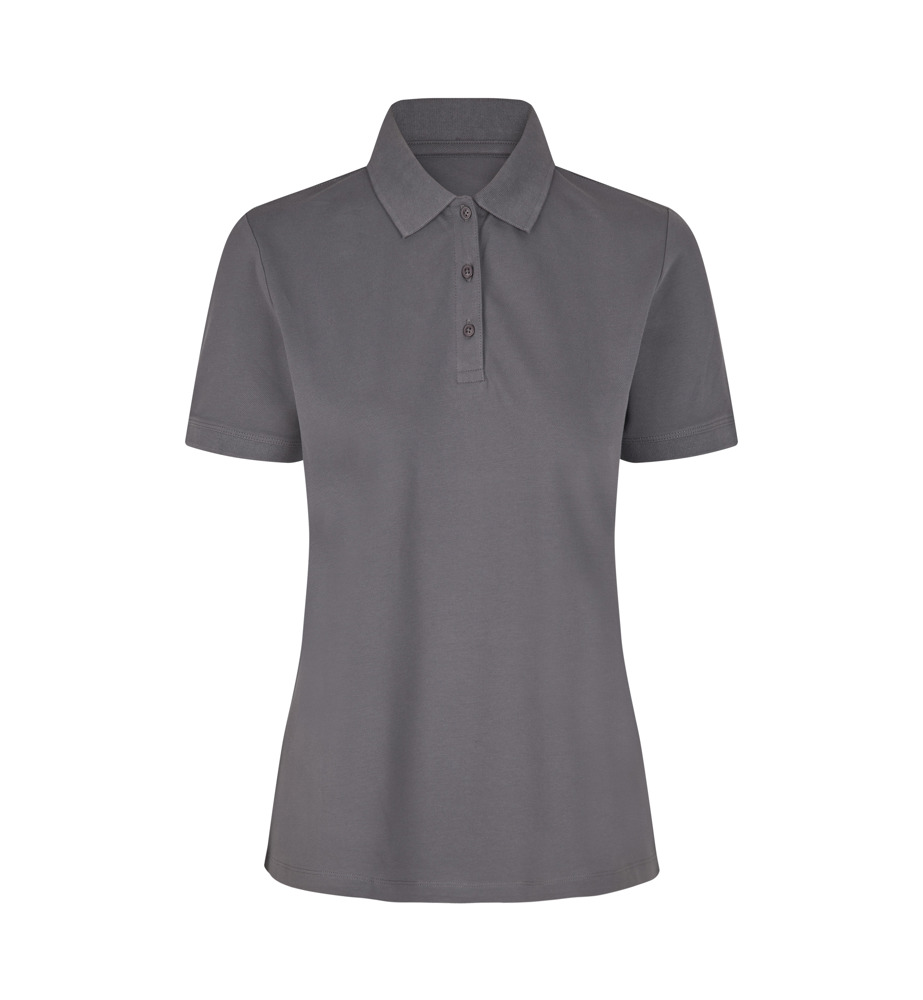 Poloshirt | biologisch kantoen| dames - Silver grey (C-265)