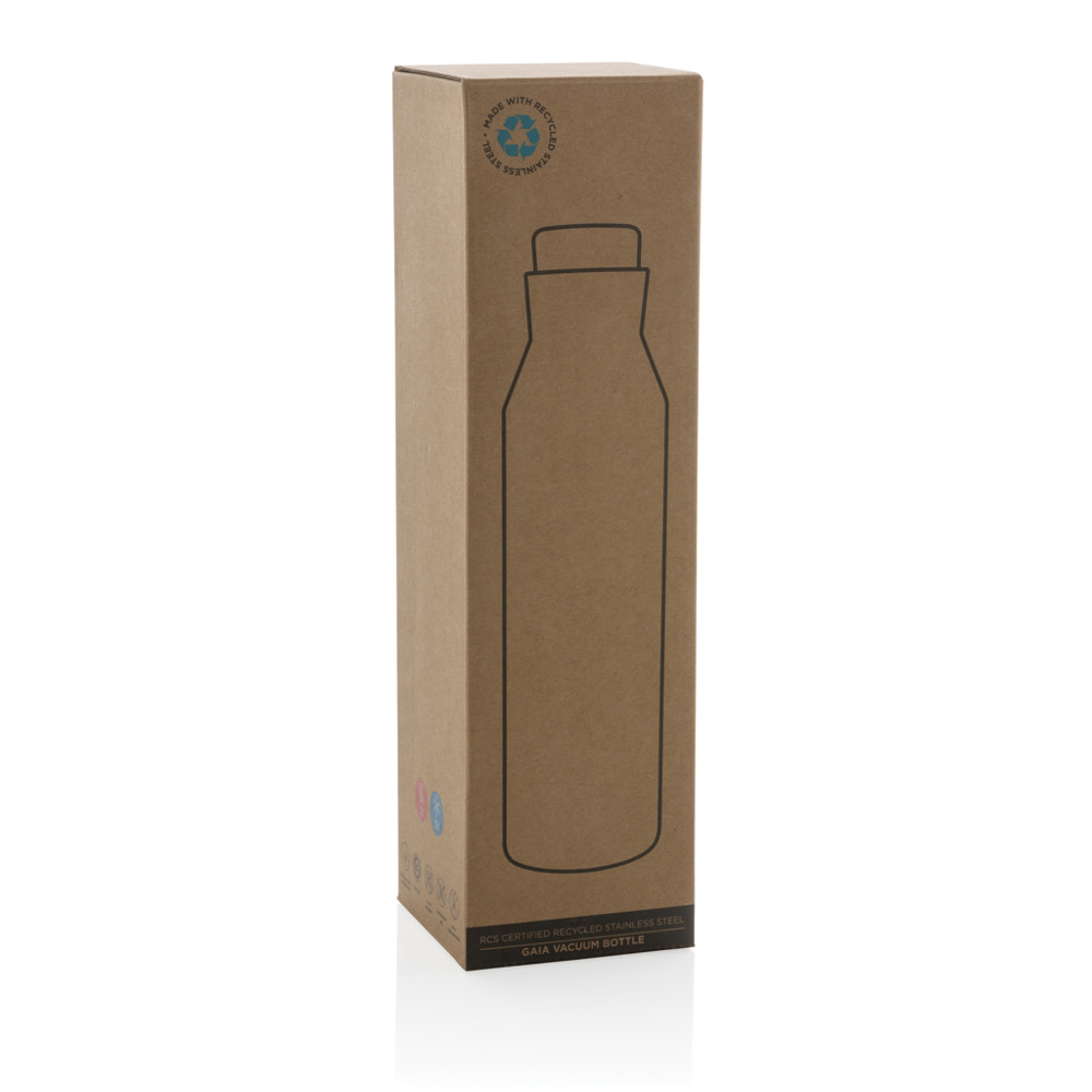 Gaia RCS-gecertificeerde gerecyclede rvs vacuümfles