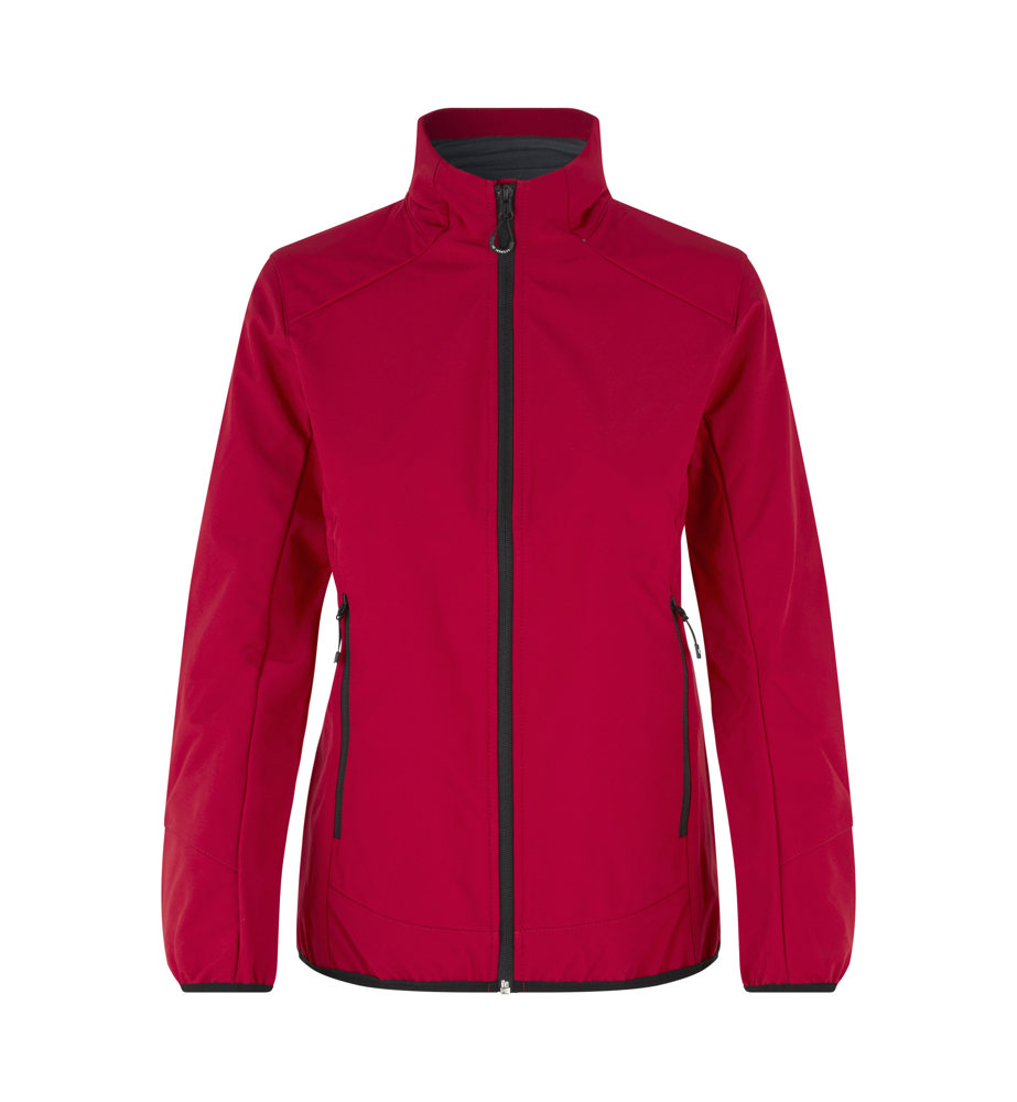 CORE softshell jas | dames - Rood (C-330)
