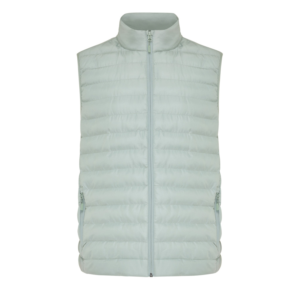 IQONIQ Meru heren gerecycled polyester bodywarmer - iceberg green (± PMS 15-5205 TCX)