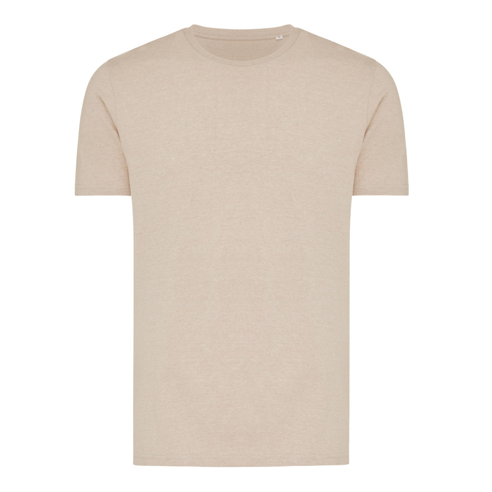 IQONIQ Brett gerecycled katoen t-shirt - light heather brown (± PMS light heather brown)
