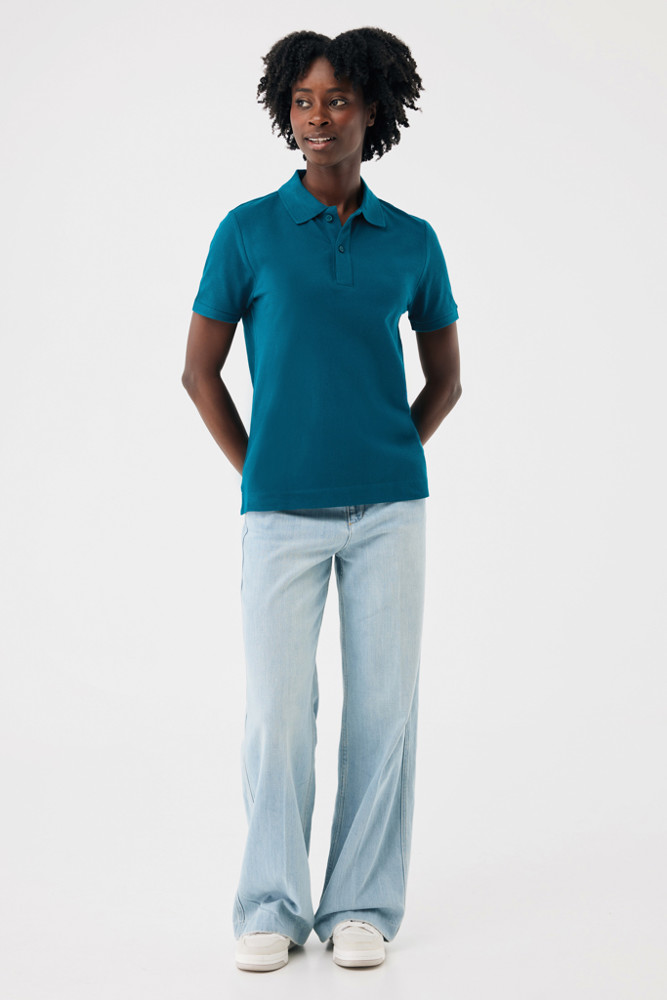 IQONIQ Yosemite gerecycled katoen pique polo