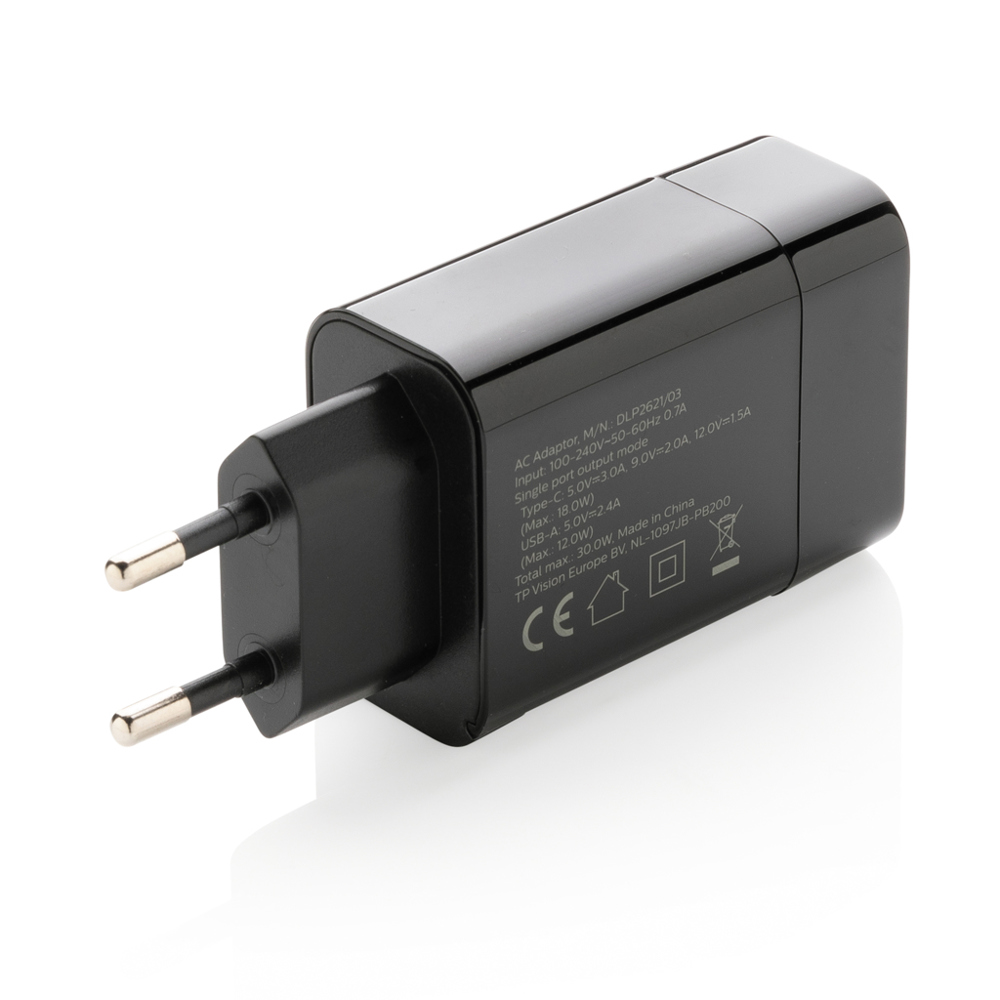 Philips 30W snellader met dual output en PD