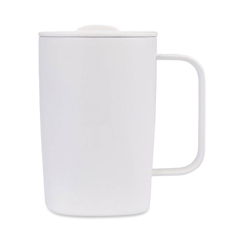 Aviana™ Rowan RCS Recycled beker 450 ML - wit (± PMS White)