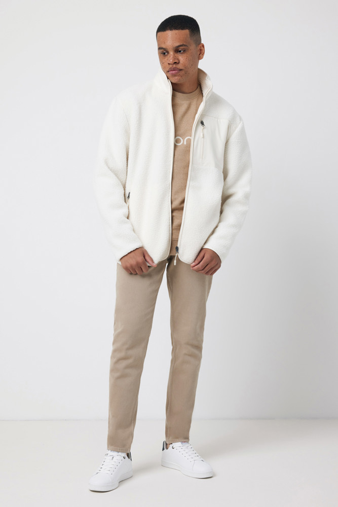 IQONIQ Diran gerecycled polyester pile-fleece jas