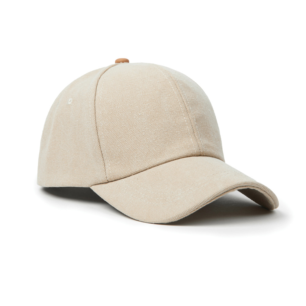 VINGA Bosler AWARE™ recycled canvas cap - beige (± PMS 14-1012)
