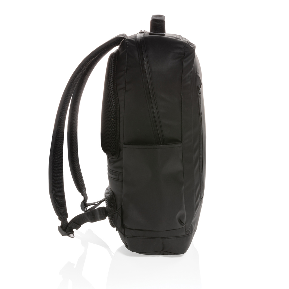 Fashion black PVC vrije 15.6" laptop rugtas