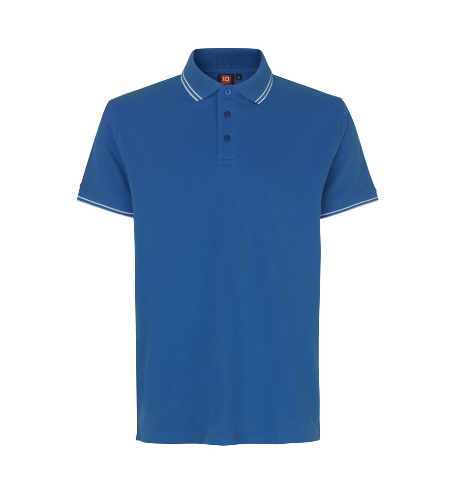 Contrast poloshirt | stretch - Azur (C-735)