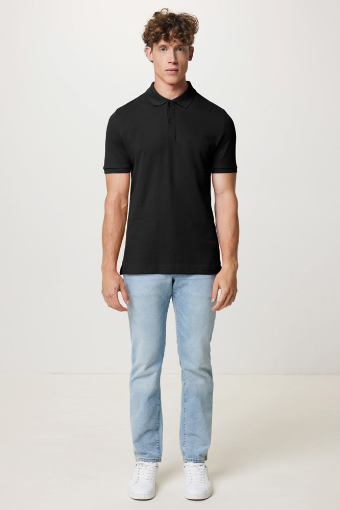 IQONIQ Yosemite gerecycled katoen pique polo