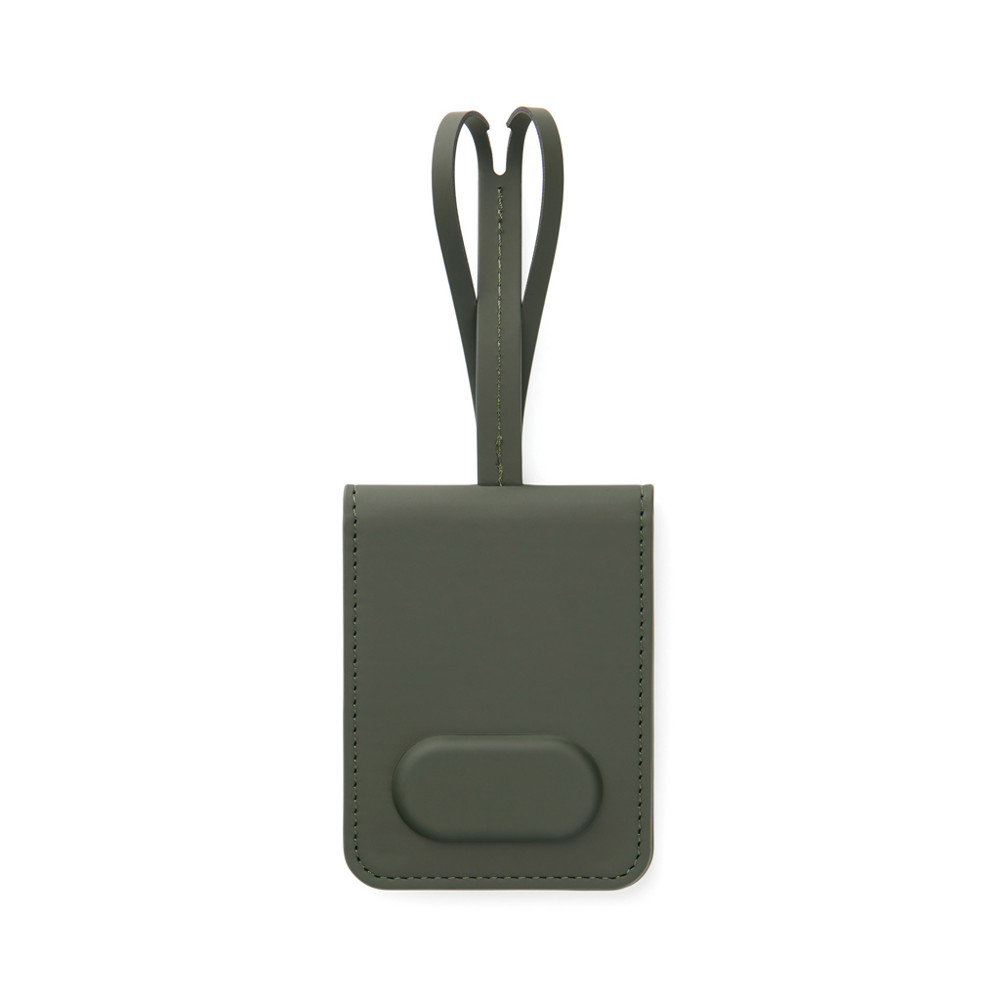 VINGA Baltimore RCS baggage label met dual finder - groen (± PMS 418C)
