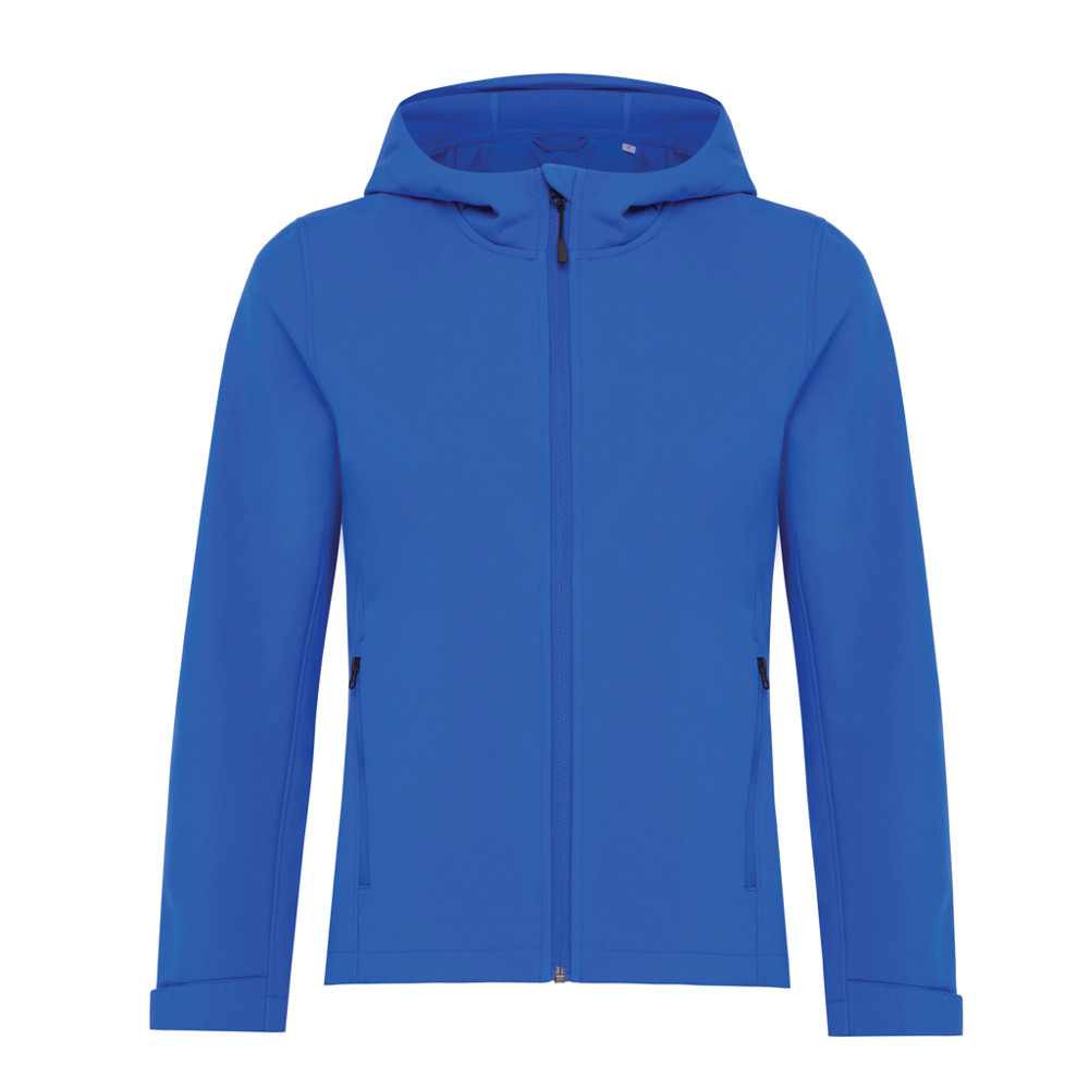 IQONIQ Makalu dames recycled polyester softshell jas - royal blue (± PMS 19-4050 TCX)