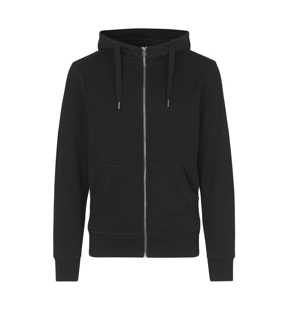 CORE hoodie | met rits - Zwart (C-900)