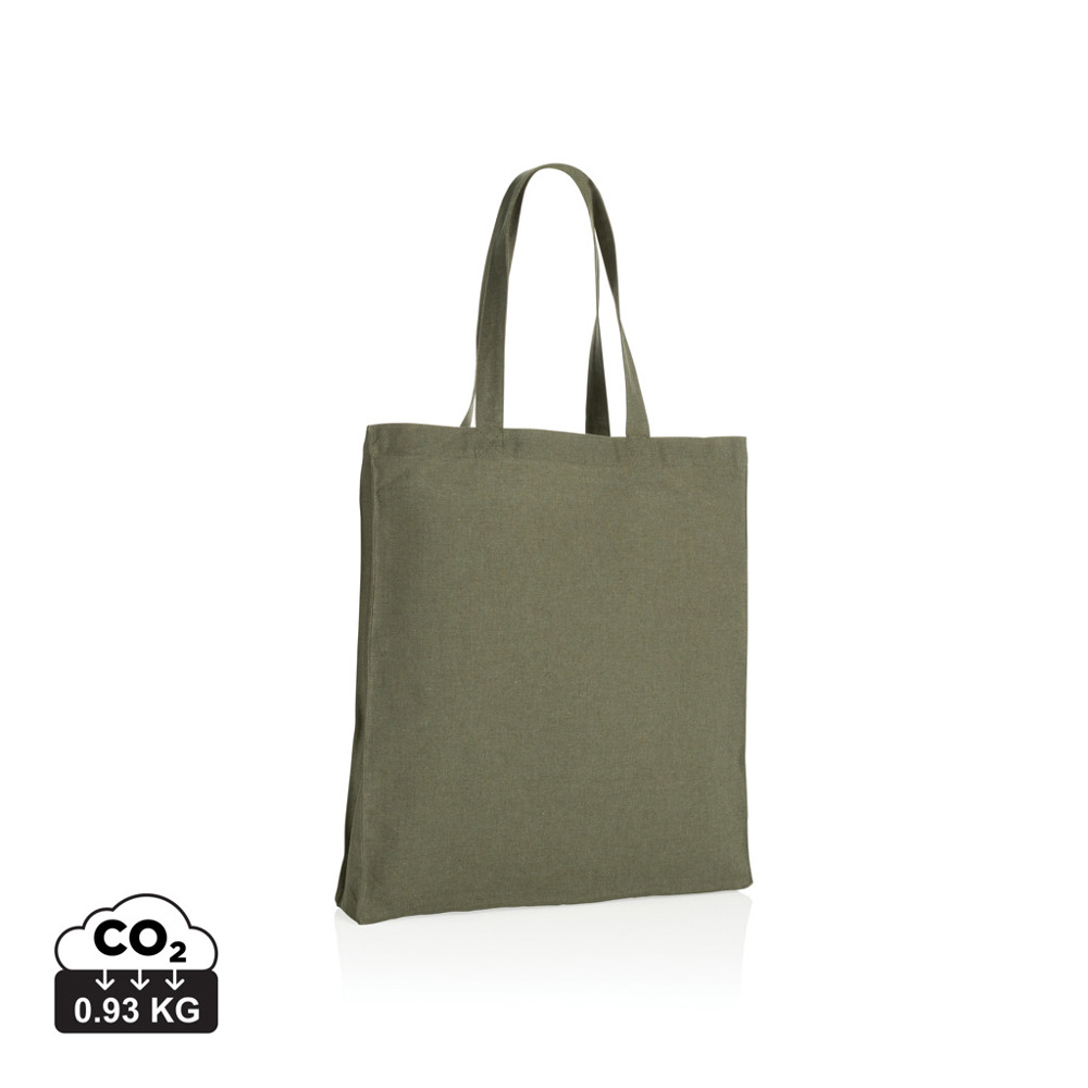 Impact AWARE™ gerecycled katoenen draagtas met bodem 145gsm