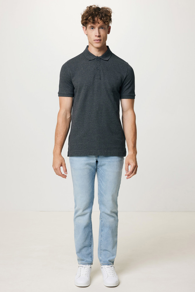 IQONIQ Yosemite gerecycled katoen pique polo