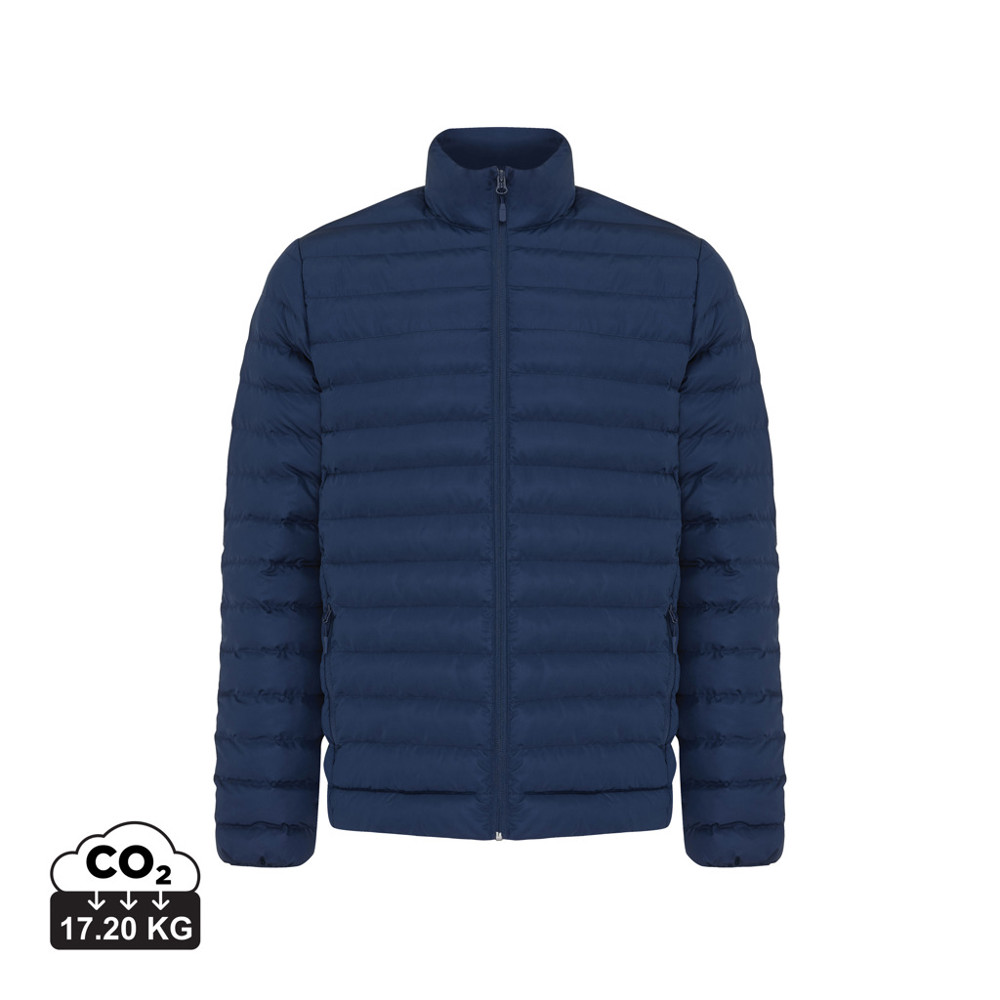 IQONIQ Maiko heren gerecycled polyester jas met voering