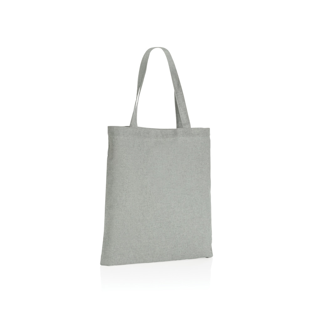 Impact AWARE™ gerecycled katoenen draagtas 145gsm - grijs (± PMS Grey)
