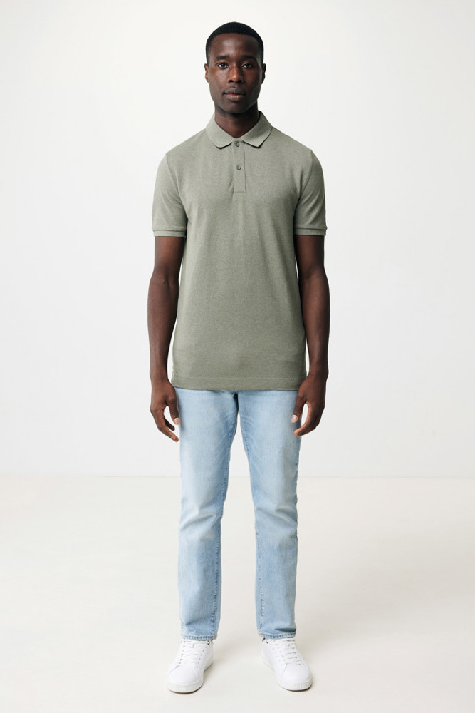 IQONIQ Yosemite gerecycled katoen pique polo