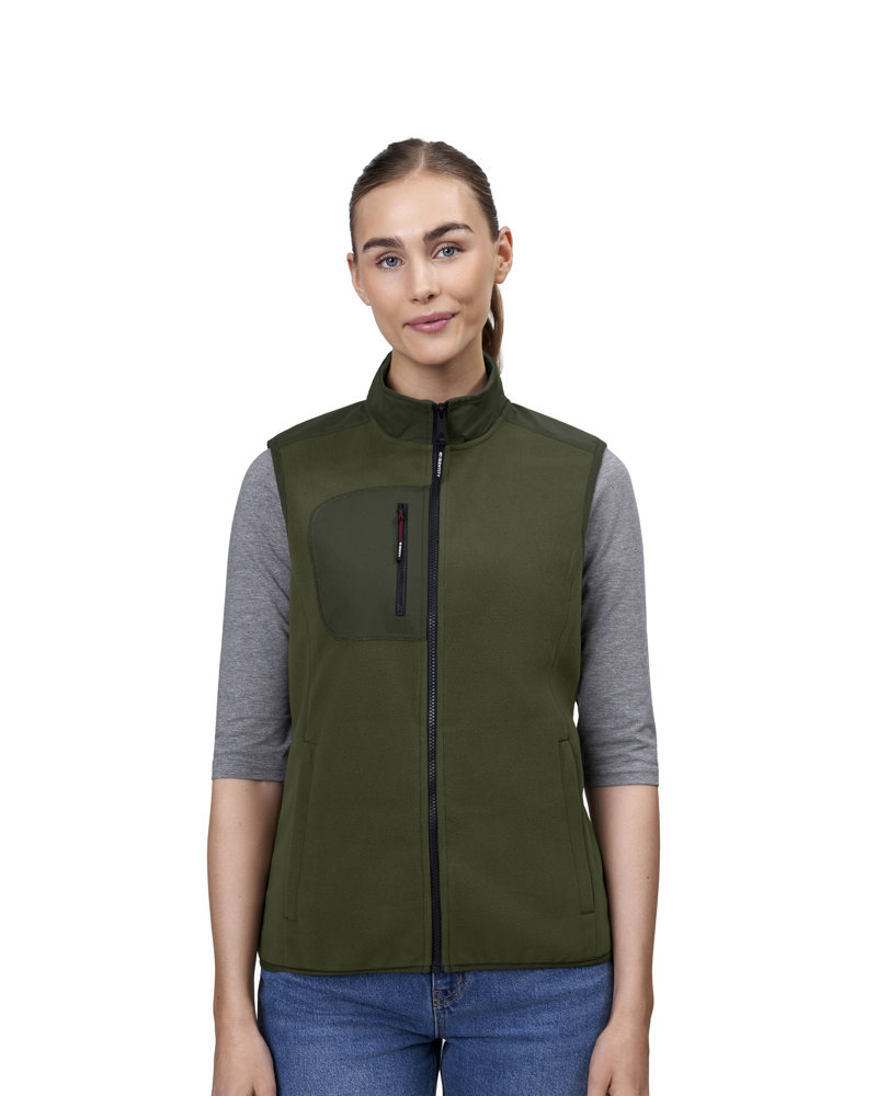 Bonded fleece vest | dames