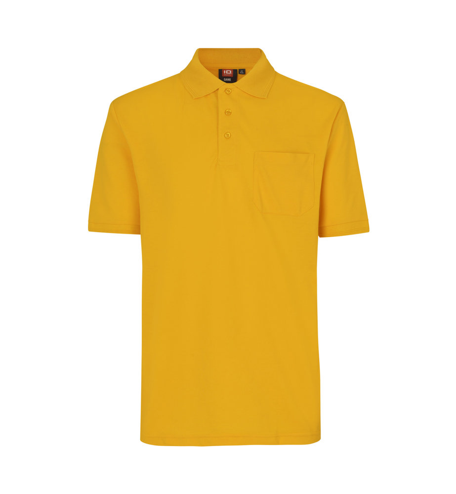Poloshirt klassiek - Geel (C-370)
