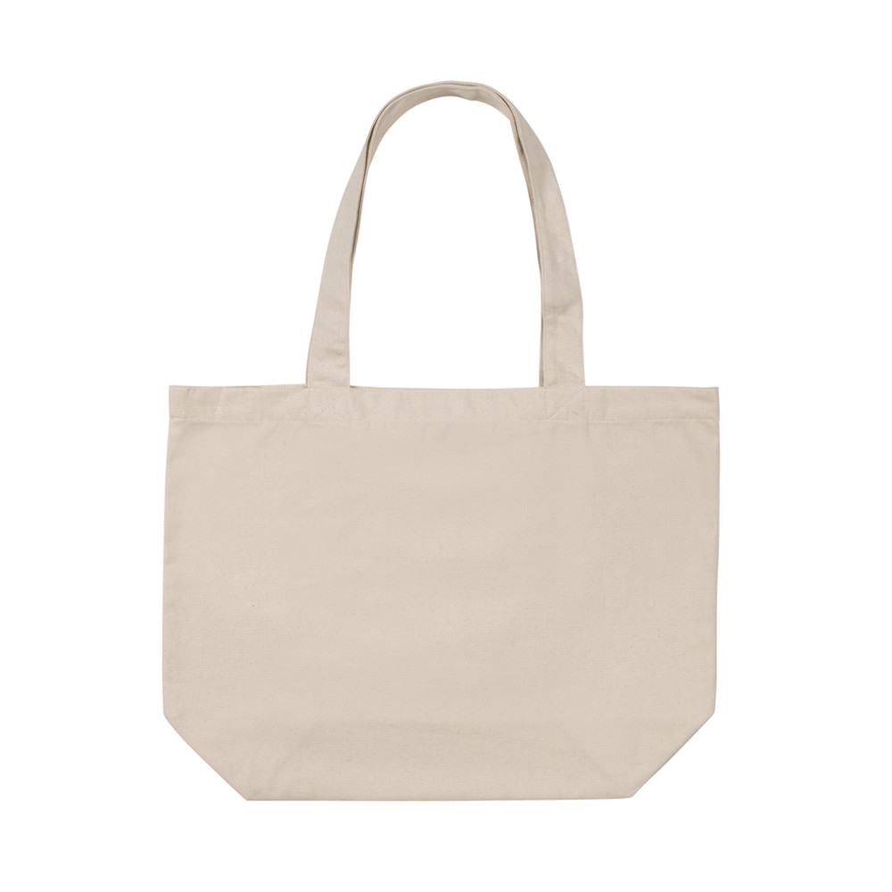 Impact Aware™ re-canvas shopper met vakje 240gsm ongeverfd