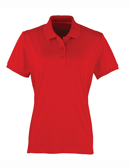 Premier Workwear - Women´s Coolchecker® Piqué Polo - Red (ca. Pantone 200C)