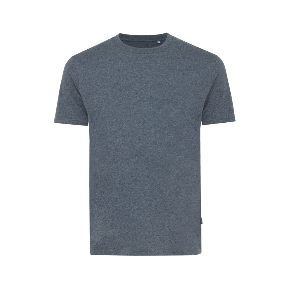 IQONIQ Manuel gerecycled katoen t-shirt ongeverfd - heather navy (± PMS heather navy)