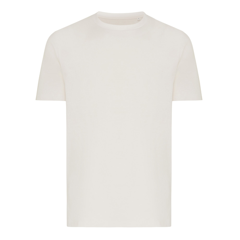 IQONIQ Brett gerecycled katoen t-shirt - ivory white (± PMS 12-2103 TCX)