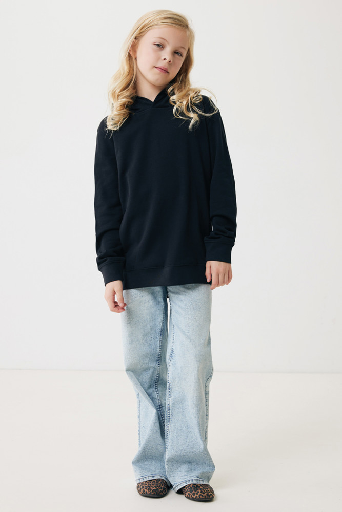 IQONIQ Yengo kids recycled katoen hoodie met steekzakken