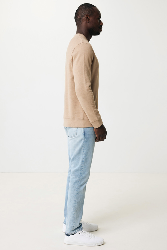 IQONIQ Denali gerecycled katoen sweater ongeverfd