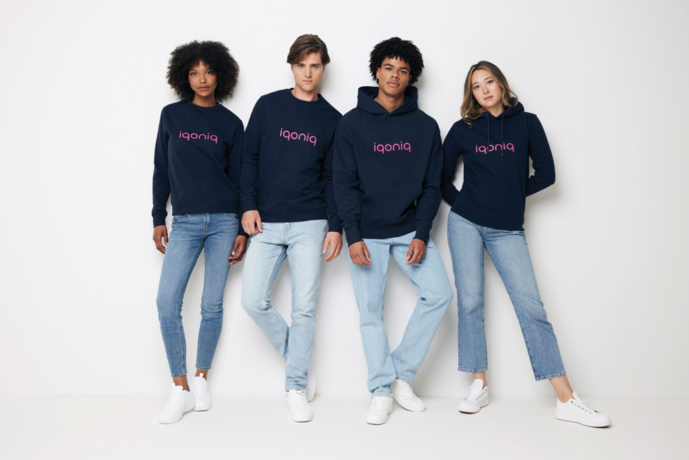 IQONIQ Jasper gerecycled katoen hoodie