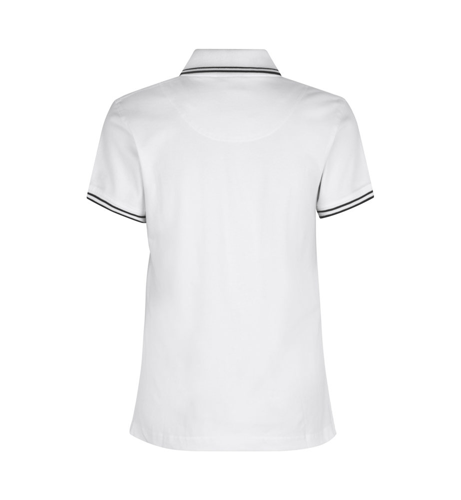 Contrast poloshirt | stretch | dames