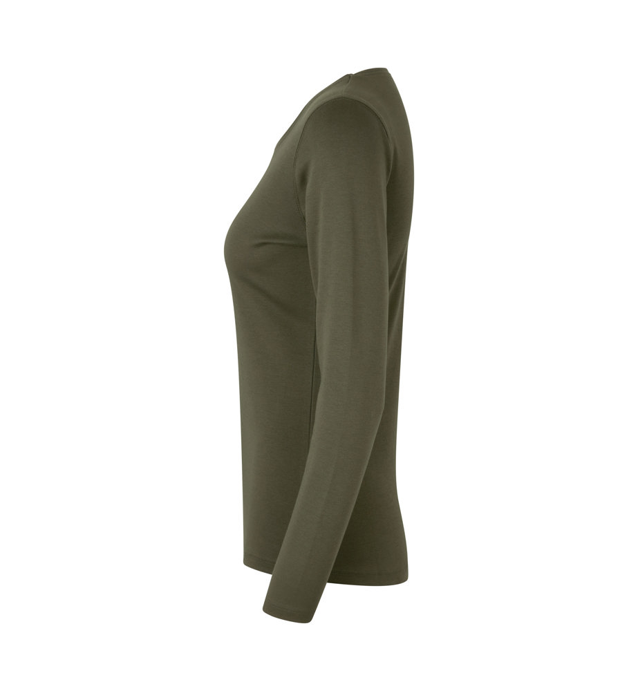 Interlock T-shirt | lange mouw | dames