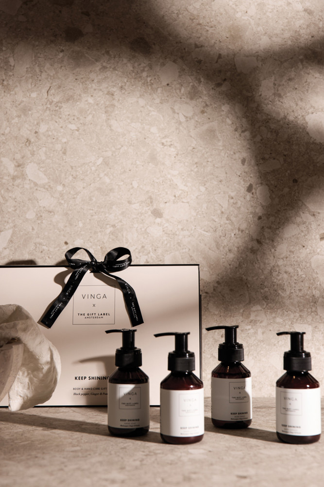 VINGA x TGL giftset voor hand- en lichaamsverzorging