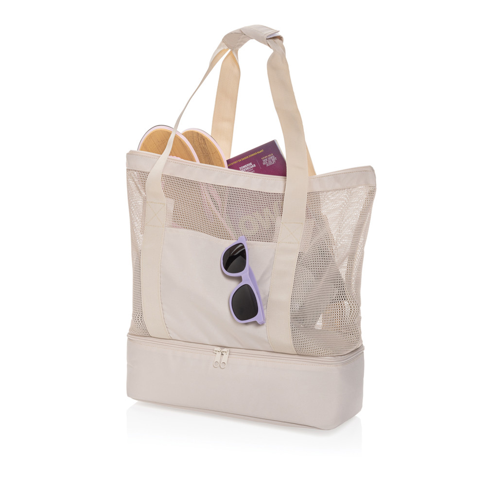 Iqlo Aware™ Rpet 2 in 1 koeltas - beige (± PMS Warm Grey 1)