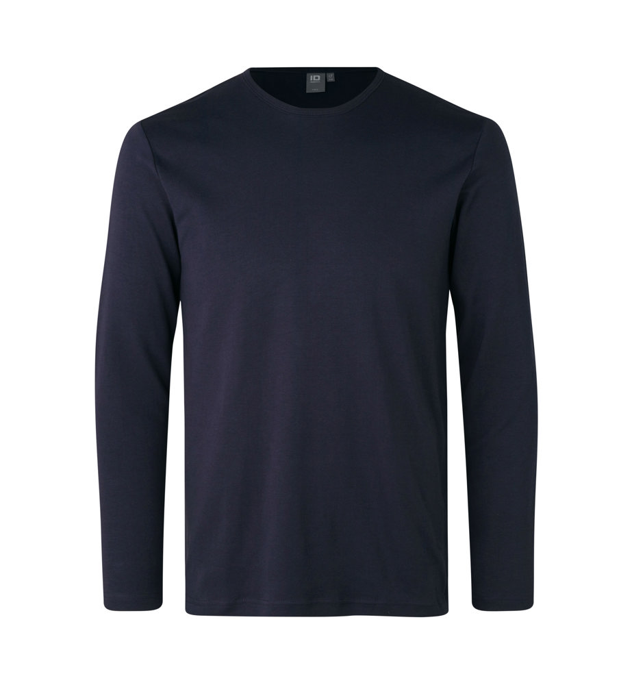 Interlock T-shirt | lange mouw - Marine (C-790)