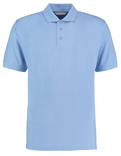 Kustom Kit - Classic Fit Klassic Superwash® 60° Polo - Light Heather Blue